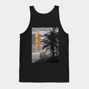 Beach with palms landscape Tank Top